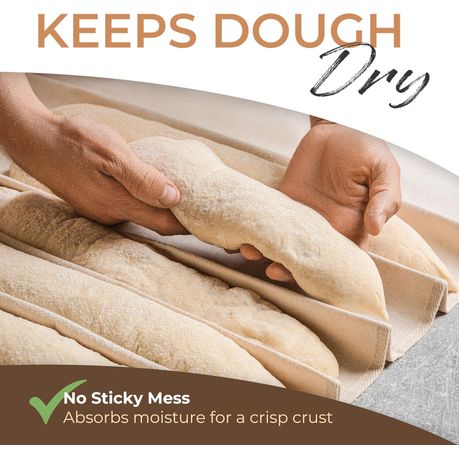 Prato Bakers Couche Bread Proofing Cloth