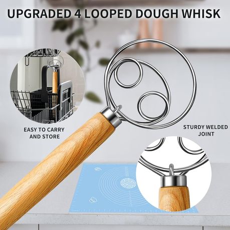 Prato Danish Dough Whisk Four Ring Flow